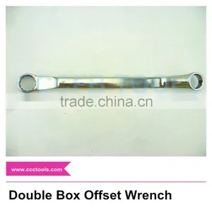 304 Stainless Steel Double Box Offset Wrench Non-magnetic Double Ring Spanner,SS D/E Ring Spanner thumbnail-1