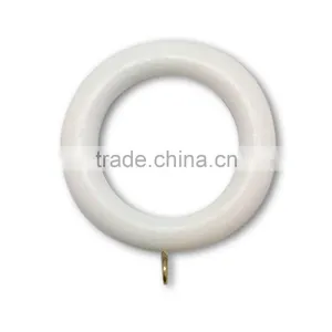 Great White Wooden Timber Curtain Rod Ring For Curtain Rod 35mm thumbnail-2