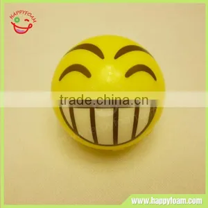 Hot Selling Grinning Face Emoji PU Foam Stress Ball Smiley thumbnail-1
