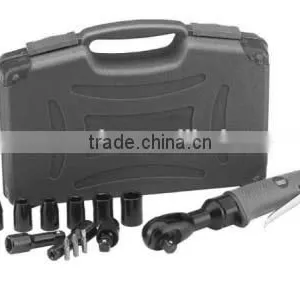 1/2" Dr Air Ratchet Wrench Pneumatic Air Tool Set thumbnail-3