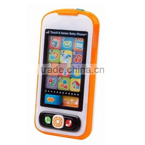 Plastic Kids Mobile Phone Toys, Baby Musical Early Learning Phone Toys With Light And Music thumbnail-1