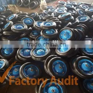 4.00-8 Inch Solid Rubber Wheel for Wheelbarrow thumbnail-2