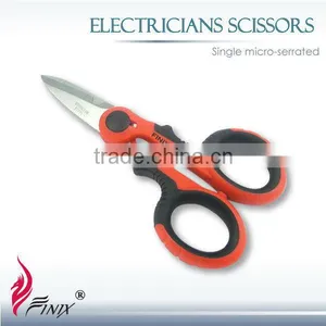 PP+TPR Plastic Grip Wire Electricians Industrial Scissors thumbnail-1