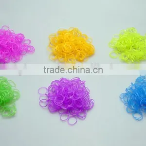 DIY LOOM BANDS BRACELET MAKING KIT INCLUDES 300 Colorful RUBBER BANDS LOOM CLIPS thumbnail-2