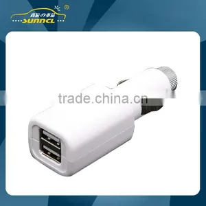 High Quality CE-Approved LED Light Portable Dual USB Car Charger thumbnail-1