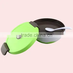 Factory Direct Sale Round Plastic Bento Lunch Box thumbnail-3