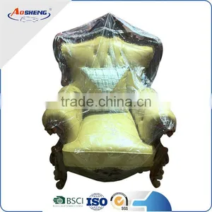 China Supply Plastic Transaprent Package Sofa Cover thumbnail-2