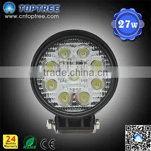 27w LED Driving / Utility Light Round Motorized Spotlight Led Driving Light thumbnail-1