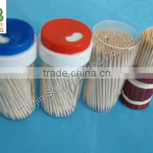 OEM Double Tips Mint Flavored Wooden Toothpick thumbnail-1