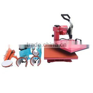 CE Approval T-shirt Cap Mug Plate Combo Heat Press Machine thumbnail-6