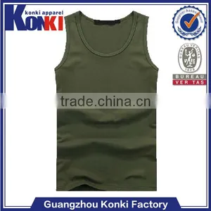 Wholesale 92% Nylon 8% Spandex Unisex Fitness Tank Top thumbnail-1
