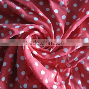 Good Quality High Grade Girl's Wearing Dress,shirts,skirts,spun Rayon Print Fabric thumbnail-1