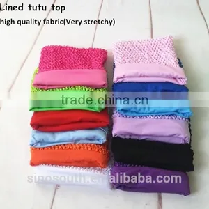 9inch Wholesale Crochet Tube Top Lined Tutu Top thumbnail-1