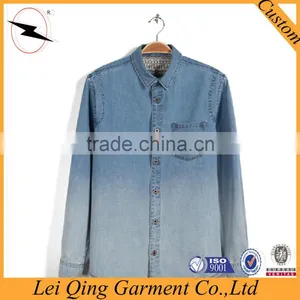 Newest Men's Denim Shirt British Style Factory Price,men's Fashion Shirt Casual/dress Shirts thumbnail-1