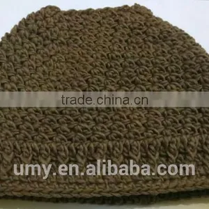 Dad Brown Messy CC Bun Beanie Ponytail Hat thumbnail-1