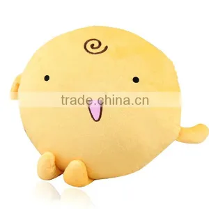 OEM Applique Yellow Funny Custom Wholesale Custom Whatsapp Emoji Pillow thumbnail-2