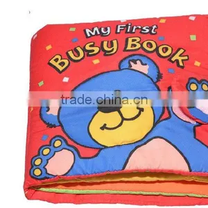 Hold Pillow 2014 Cartoon Story Book Plush & Soft Baby Education Cloth Book thumbnail-1