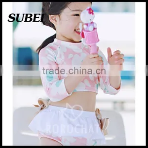 2016 New Children Swimsuit Girls Swimsuit Split Bikini Hot Spring Bathing Suit Child Baby Princess thumbnail-2