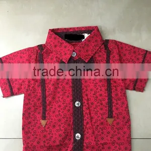 2015 Children's Trendy Boy Summer Shirt Cheap Wholesale thumbnail-1