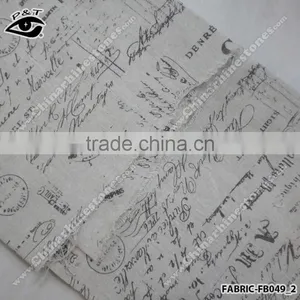 New Design Fabric Textile For Sofa Letters Printed Pattern thumbnail-3