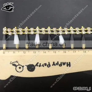 New Design A Grade Glass Rhinestone Cup Chain for Decorations thumbnail-2