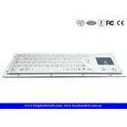 Flat Non-Protruding Short Travel Key Industrial Keyboard With Touchpad In Stainless Steel thumbnail-1