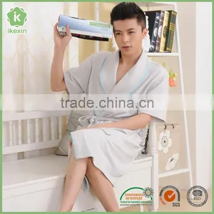 Factory Royal White Breathable Waffle Hotel Bathrobe thumbnail-5