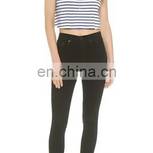 2016 New Arrivel High Quality Stripe Crop Top Cheer Uniform thumbnail-2