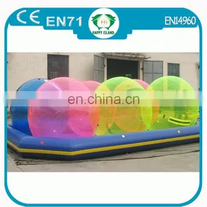 Walking Water Ball Pool Inflatable Pool for Bumper Boat thumbnail-6