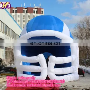 New Design Inflatable Football Helmet Tunnel for Advertising / Promotion C-190 thumbnail-1