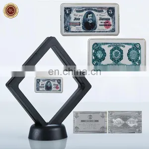 WR Silver Bullion Bar Year 1891 USD 5 Challenge Silver Bar USA 5 Dollar Home Collection for Festival Souvenir thumbnail-1