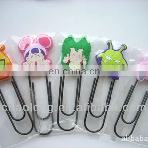 Factory Directly Sale Custom Branded Logo Rubber Bookmark Soft Pvc Book Marks thumbnail-1