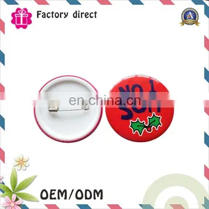 Cheap Blank Tinplate Button Pins Material Wholesale Custom Metal Badge Buttons thumbnail-1