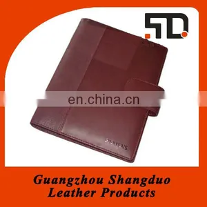 Chinese Manufacture Handmade Leather Office Notebook Folder thumbnail-1