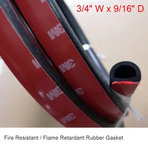 Self Adhesive EPDM Sponge Bubble Gaskets / D-profile Custom EPDM Rubber Profiles Extruded Rubber D Strips D-Shaped Rubber Seals China Manufacturer thumbnail-1