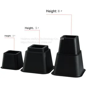 Bedding Premium Adjustable Furniture Risers,Bed Riser, Table Riser, Chair Riser Sofa Riser thumbnail-2