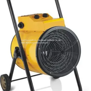 Industrial Air Forced Fan Heater 380V 15KW Yellow thumbnail-1