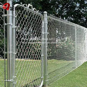 8FT Galvanized and PVC Coated Chain Link Fence for Protection thumbnail-5