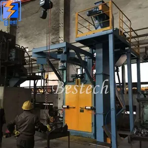 Spinner Hanger Hook Shot Blasting Machine thumbnail-5