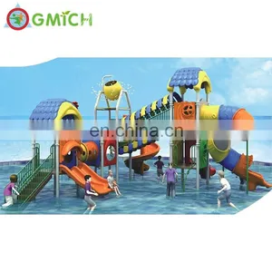 Factory Price JMQ-G128A Swimming Pool Structure Plastic Slide for Kids thumbnail-3