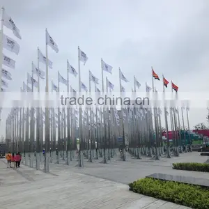 Nanjing Youth Olympic Games Flagpole With Sculture thumbnail-1