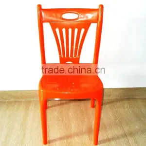 European Style Plastic Dining Chair in Restaurant thumbnail-1