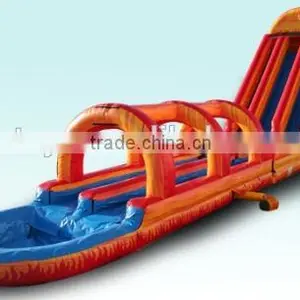 Hot Selling Customized One Lane Inflatable Water Slide for Kids and Adults thumbnail-1