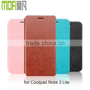 MOFi Flip Leather Phone Case Cover for Coolpad Note 3 Lite, Back Cover Case for Coolpad Note3 Lite thumbnail-1