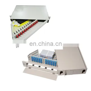 19'' Rack Mount Fiber Optic ODF Distribution Frame Patch Panel thumbnail-1