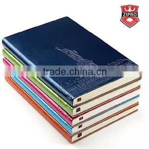 PU Paper Hardcover Notebook Decorative Pattern Hardcover Notebook Stigma Leather Notebook Emboss Deboss Student Office Notebook thumbnail-3