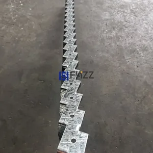 Galvanized Double Claw Small Sized Anti Climb Wall Spikes, Galvanized Razor Fencing Spikes thumbnail-4