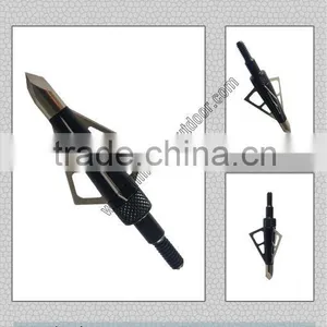 Linkboy Black Eagle 100gr 3 Fixed Blades Hunting Broadhead Archery thumbnail-1