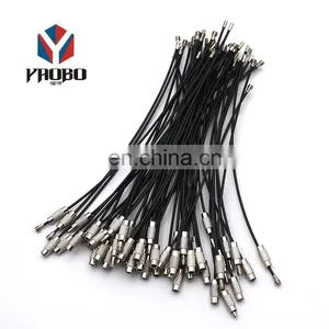 Qualities Product Tag With Screw Stainless Steel Keychain Cable Thin Wire Key Ring thumbnail-1