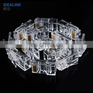 2019 High Quality Network Cable CAT5E UTP Male Connector Standard Rj45 Modular Plug thumbnail-3